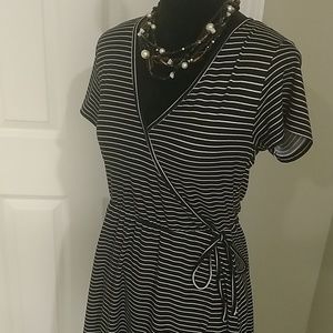 NWOT Black & White Short Casual Dress